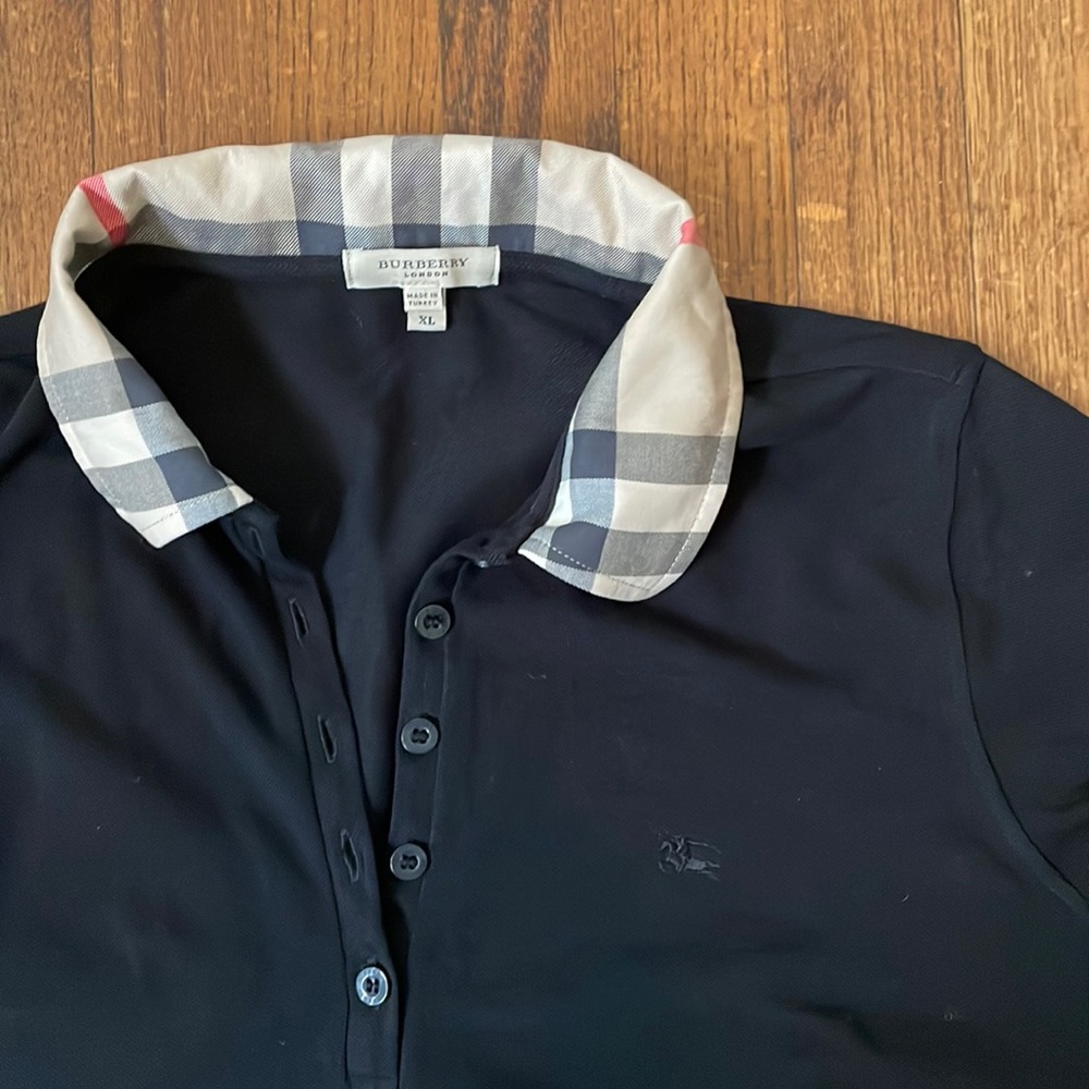 Burberry Black Polo